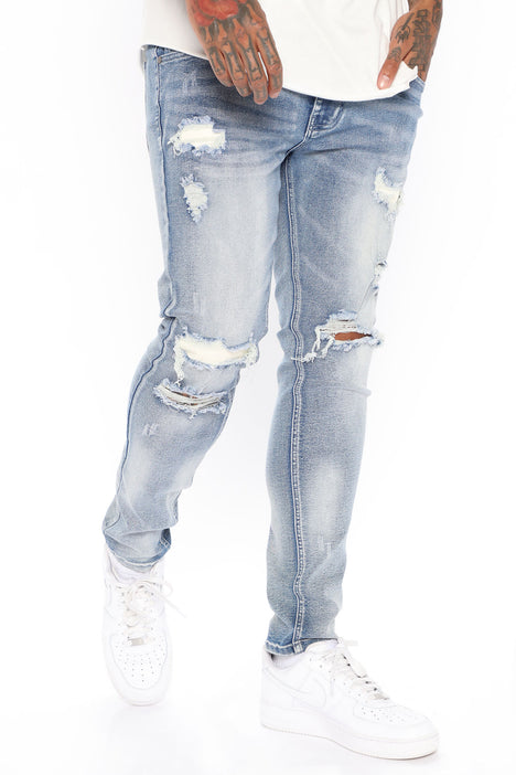 Fashion nova men ripped jeans hotsell