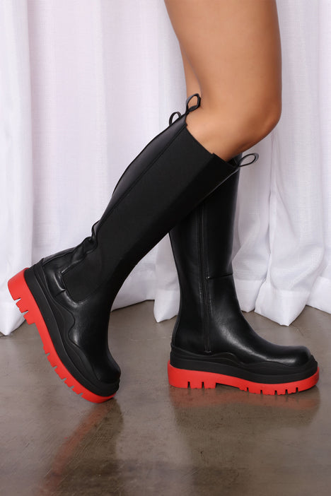Fashion Nova Women's Make A Move Knee High Boots