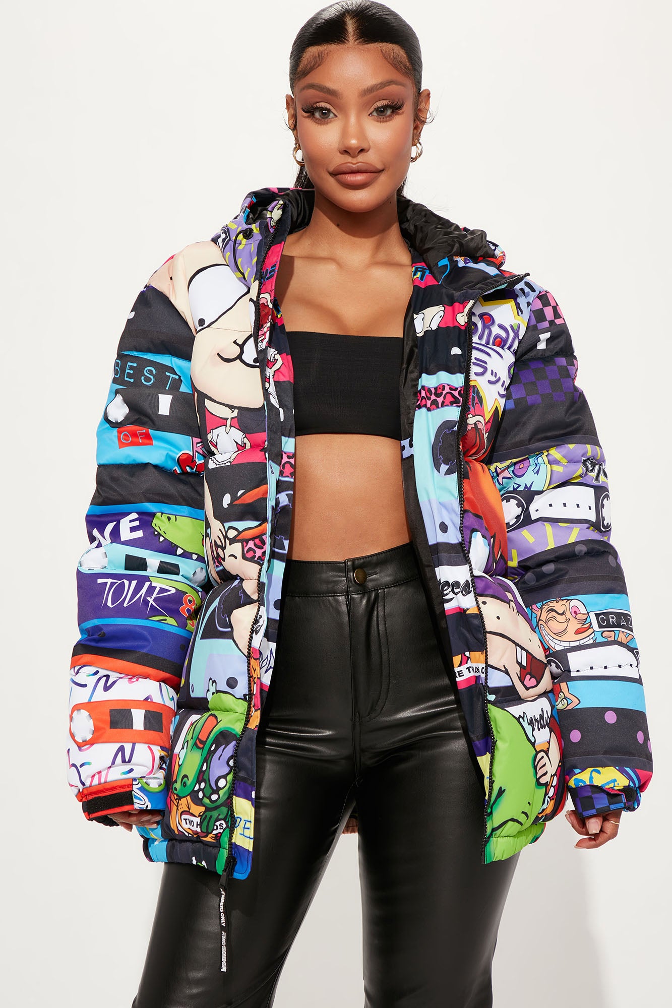 Colorful new arrivals bubble jacket
