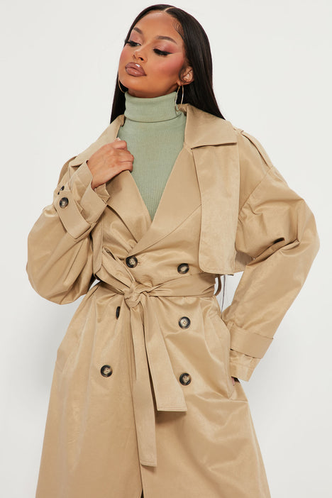 Fashion nova trench coat on sale