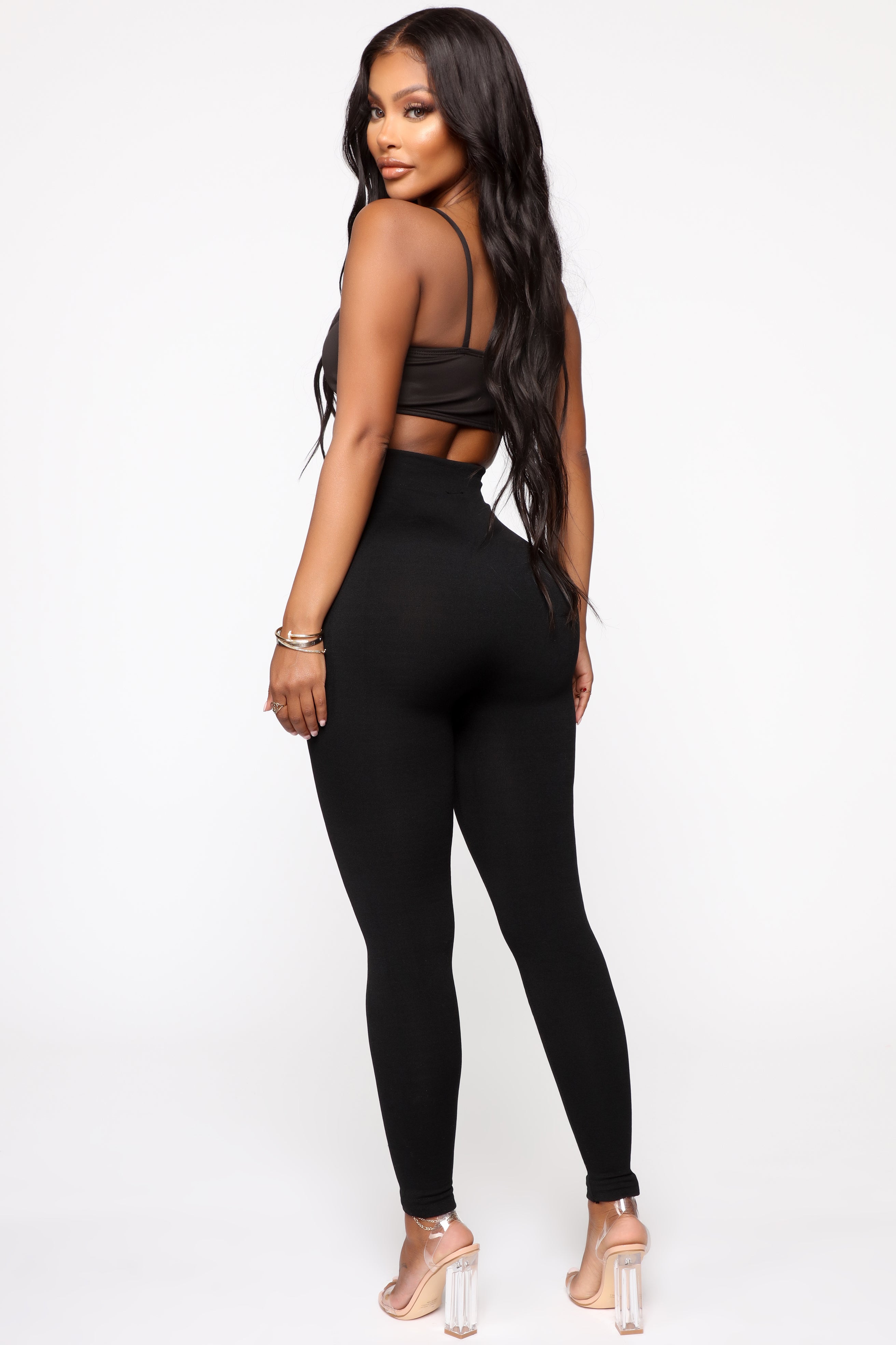 Since Day One Seamless Leggings - Black, Fashion Nova, Leggings