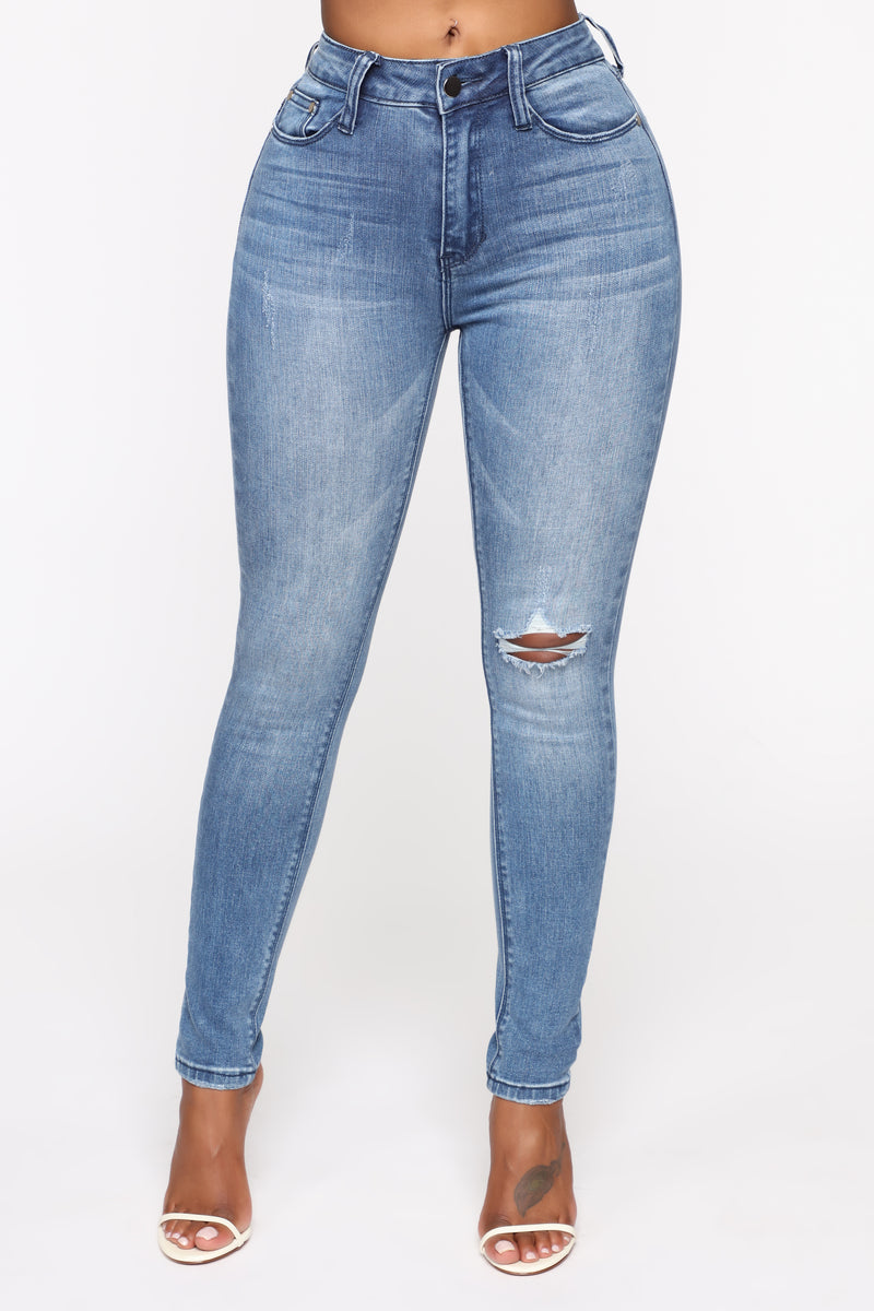 Sweet Cheeks Ankle Jeans - Medium Blue Wash | Fashion Nova, Jeans ...