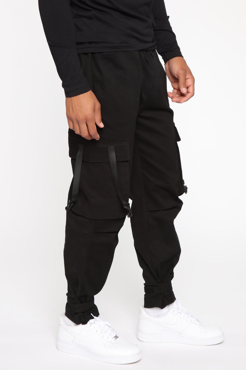 Chamber Cargo Pants - Black | Fashion Nova, Mens Pants | Fashion Nova