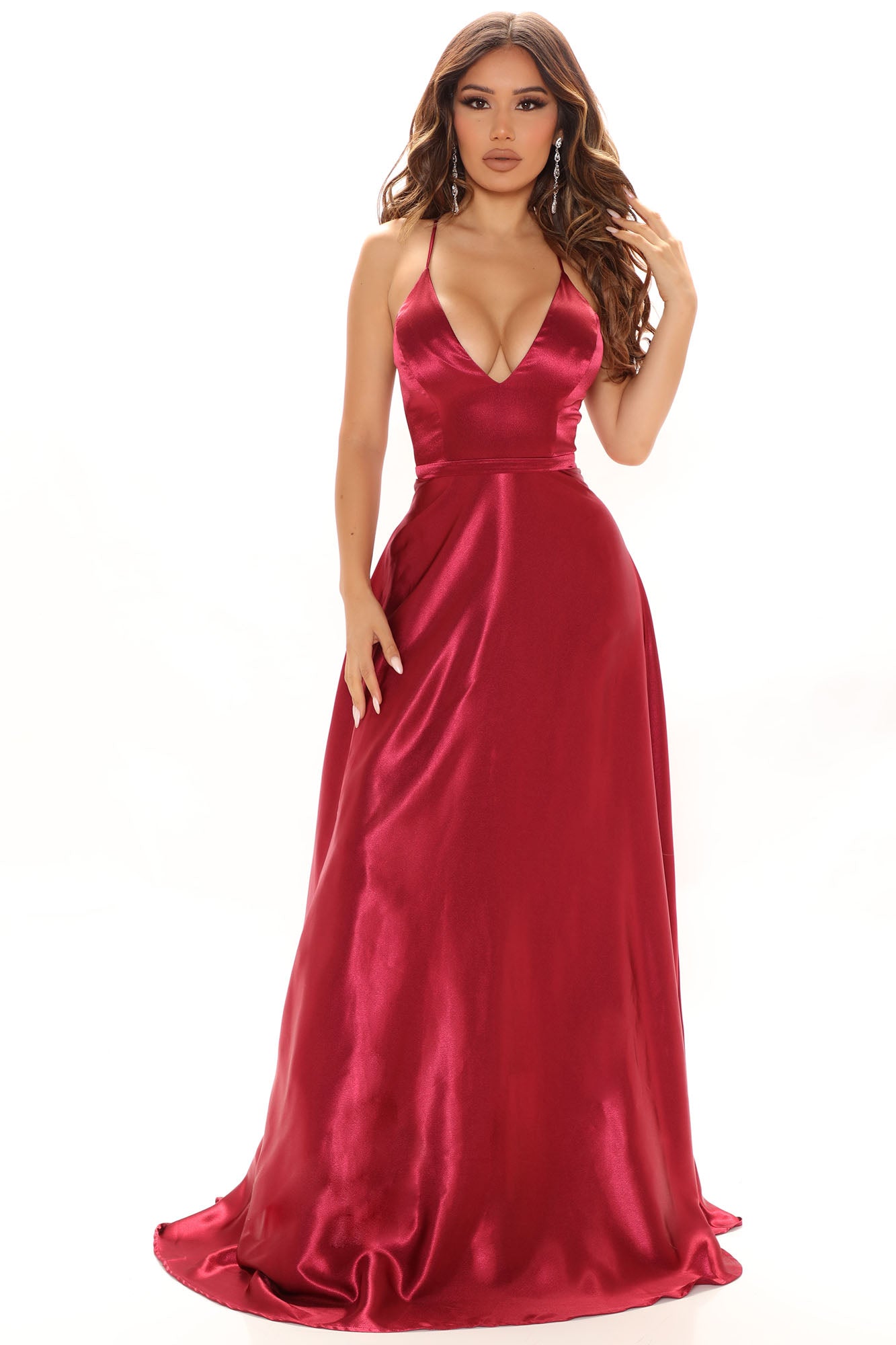 Fashionable Wine Mermaid Fashion Nova Evening Gowns V Neck Velvet Long  Train Prom Gown Simple South Africa Party Evening Wear Arabic Dubai With  Sleeve From Startdress, $81.02 | DHgate.Com