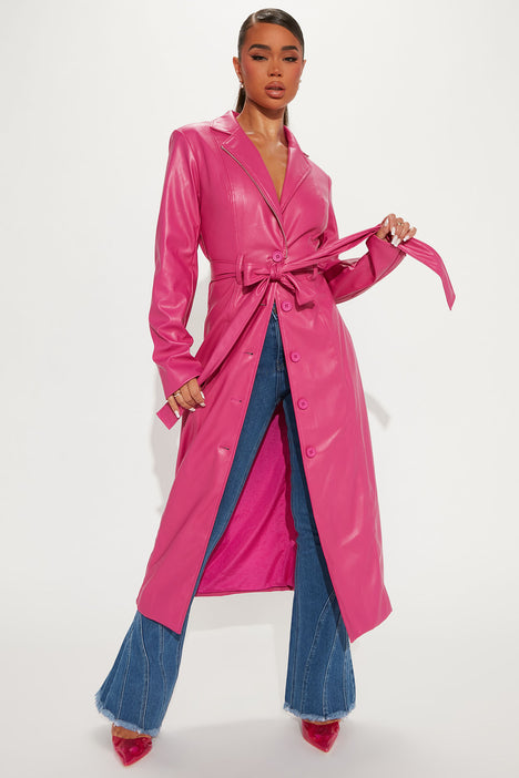 Fashion nova trench deals coat dress