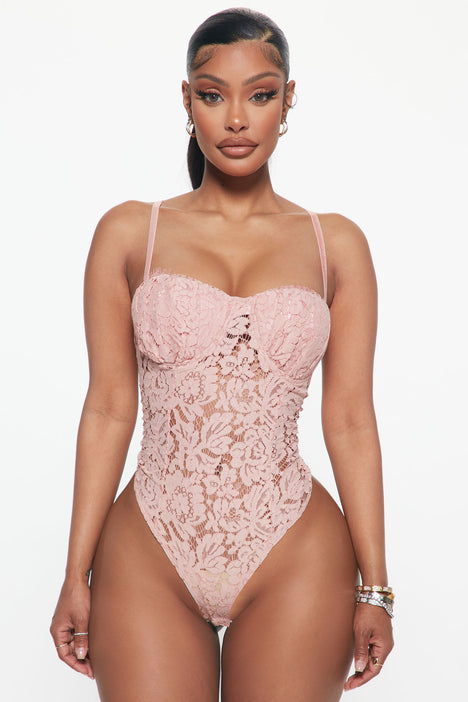 Blush lace bodysuit 2025