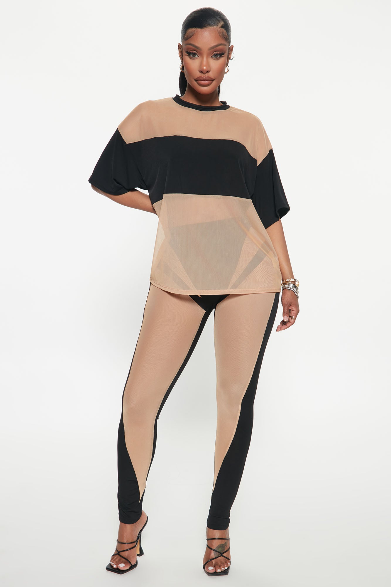 Fashion nova leggings set top