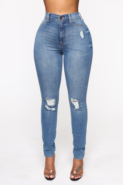 Best Of Me High Rise Skinny Jeans Medium Blue Wash