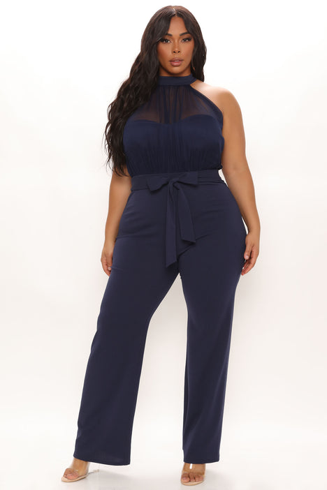 High Class Jumpsuit - Navy