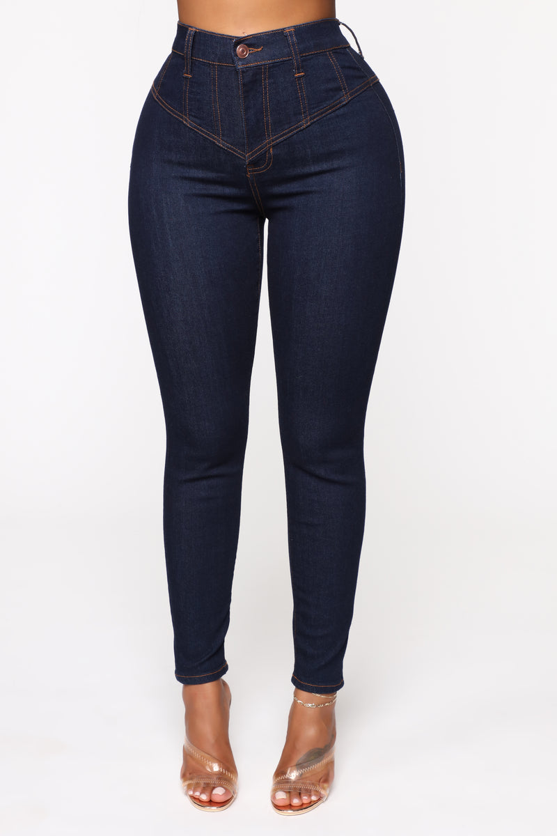 Jaded High Rise Skinny Jeans - Dark Denim | Fashion Nova, Jeans ...