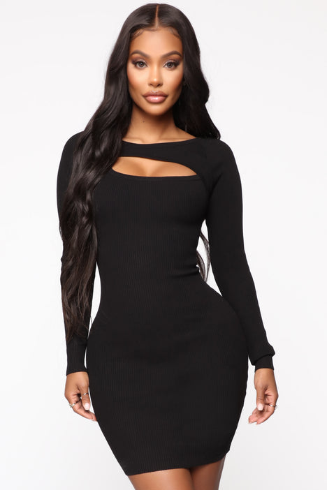 Fashion nova bell sleeve dress discount