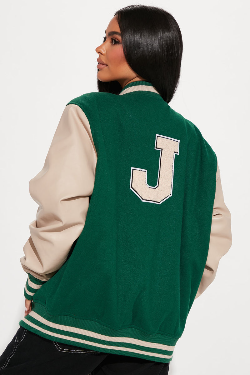 It Girl Varsity Jacket Hunter Fashion Nova, Jackets & Coats