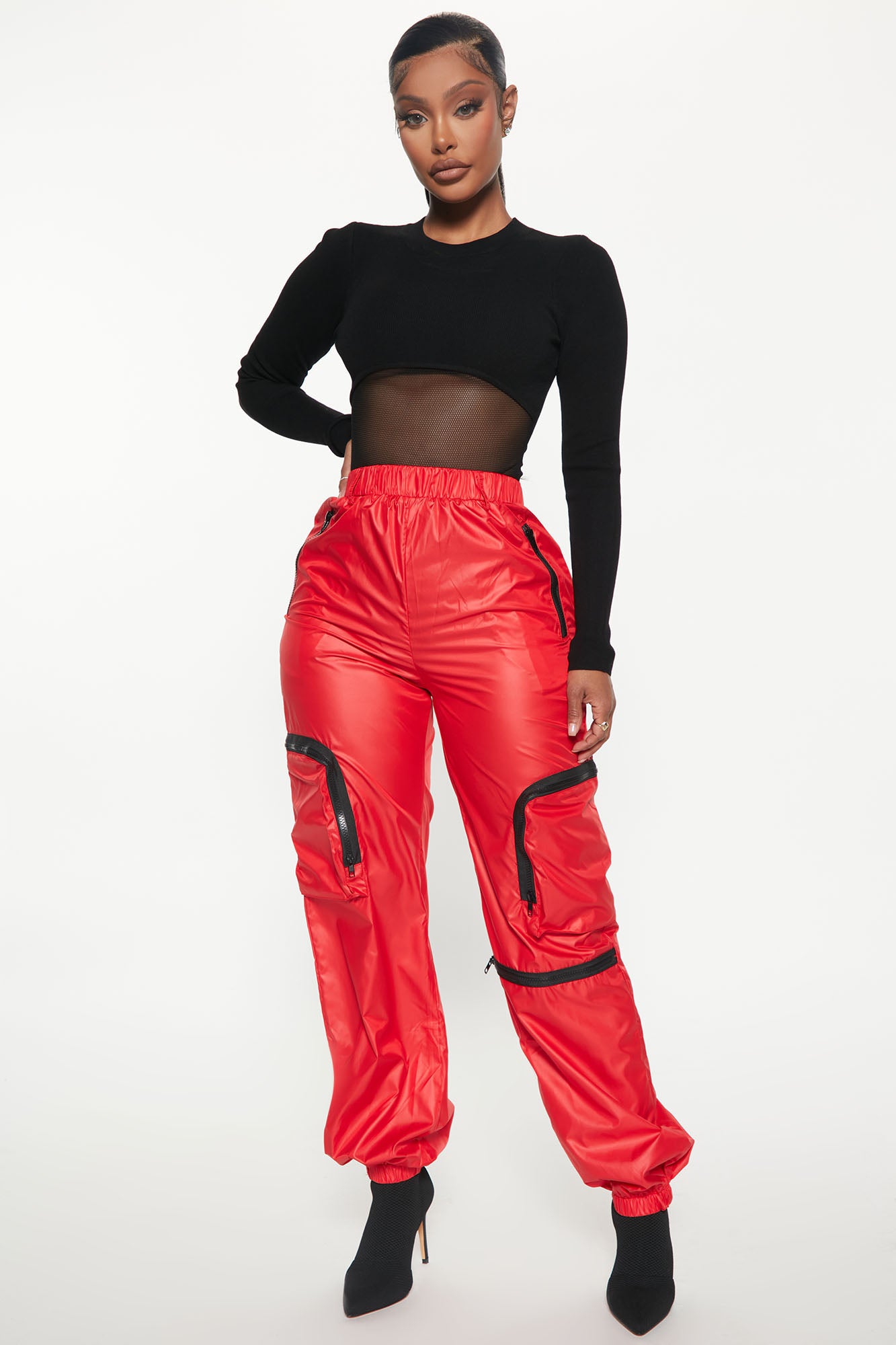 Fashion nova windbreaker pants hot sale