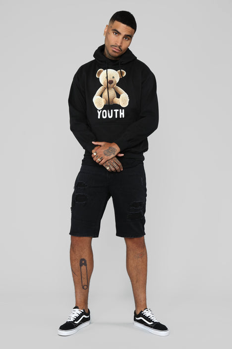 Fashion nova sales teddy bear hoodie