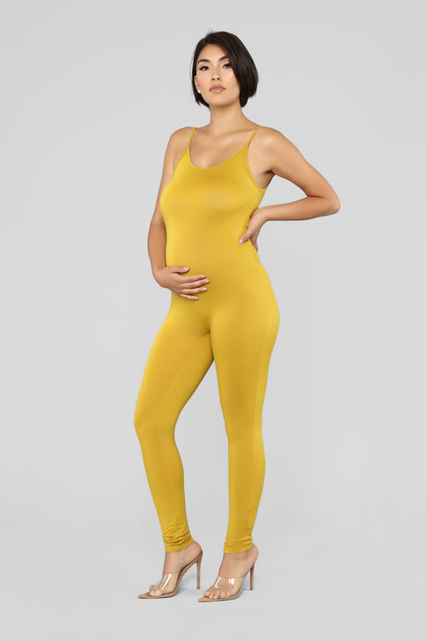 Mustard jumpsuit fashion nova 2025