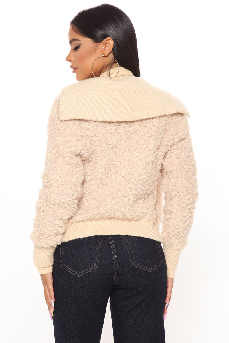 Make You Blush Sherpa Jacket Ivory Fashion Nova, Jackets & Coats Fashion Nova