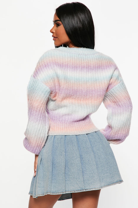 Fashion nova rainbow sweater online
