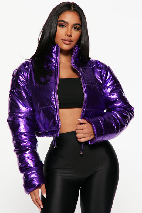 Fashion nova holographic hotsell jacket