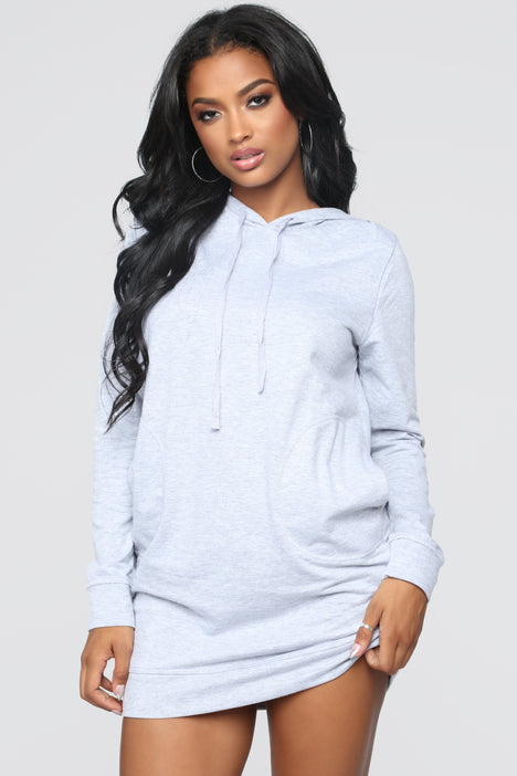 Fashion nova sweatshirt dress deals