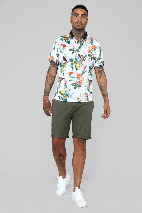 Saabat short sales sleeve polo