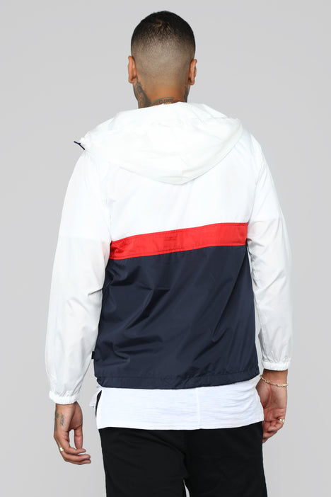 The Takeover Windbreaker Navy combo