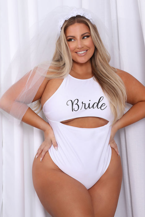 Bride plus size 2025 swimsuit
