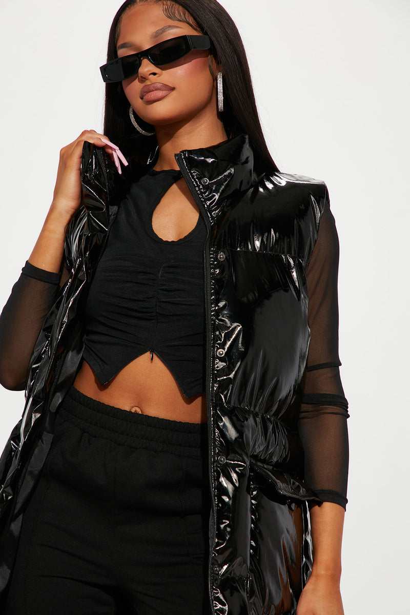 Elite Puffer Vest - Black | Fashion Nova, Jackets & Coats | Fashion Nova