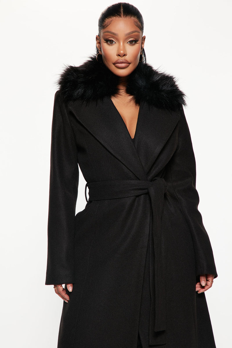 I'm A Goddess Trench Coat - Black | Fashion Nova, Jackets & Coats ...