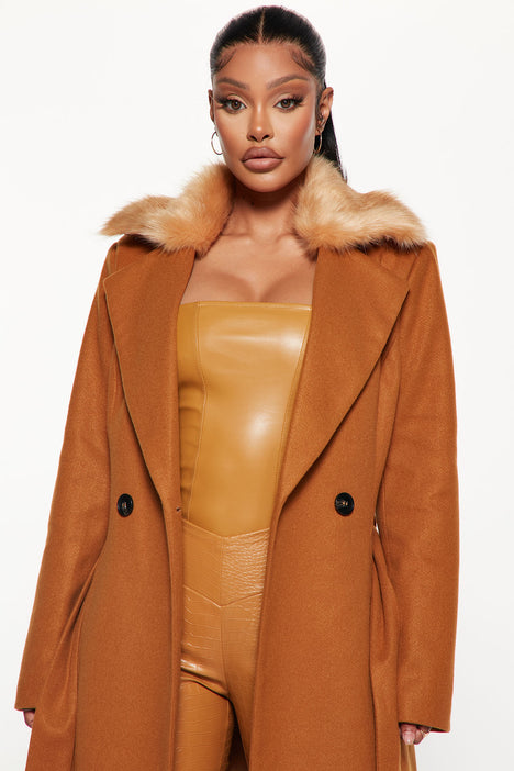 I m A Goddess Trench Coat Cognac Fashion Nova Jackets Coats