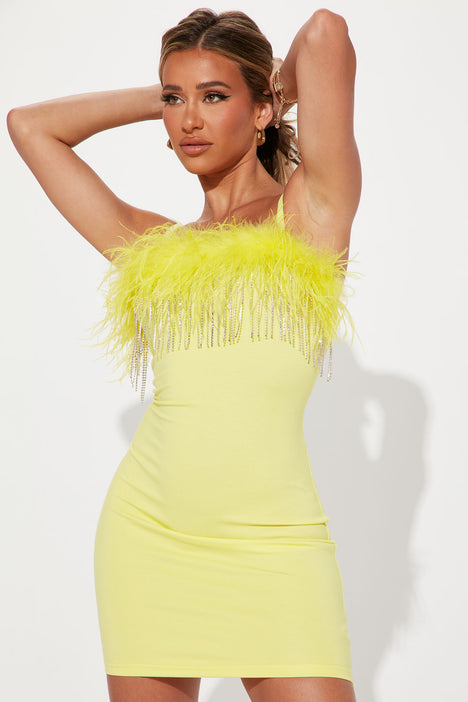 Fashion nova yellow dress clearance