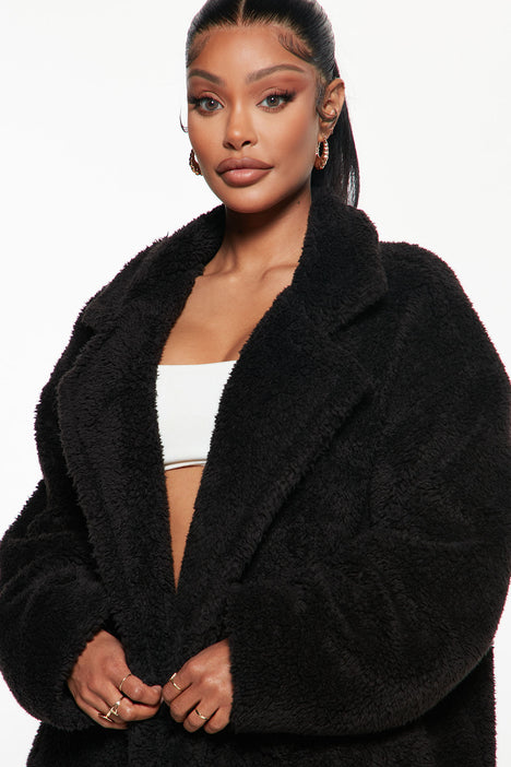 Fashion nova cheap teddy coat