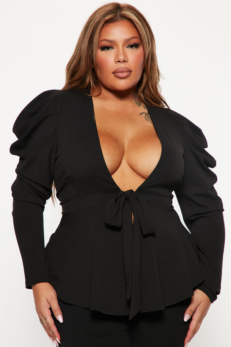 Fashion nova online peplum top