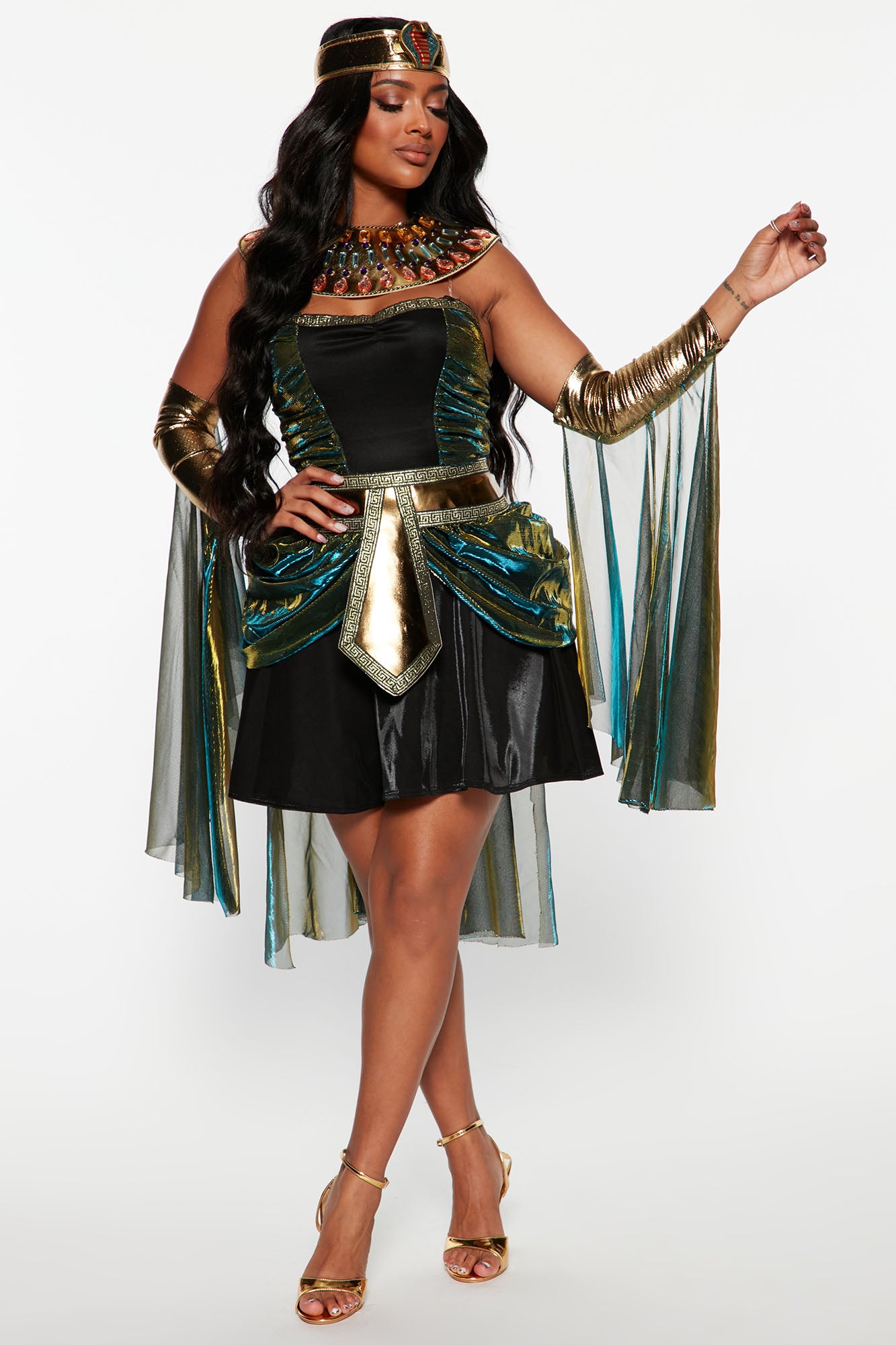 Egyptian goddess plus size costume discount