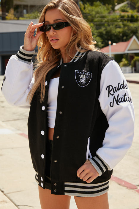 Raiders baseball jacket hotsell