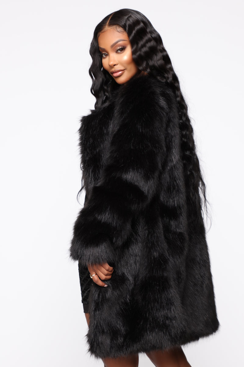 Franchesca Fur II Jacket - Black | Fashion Nova, Jackets & Coats ...