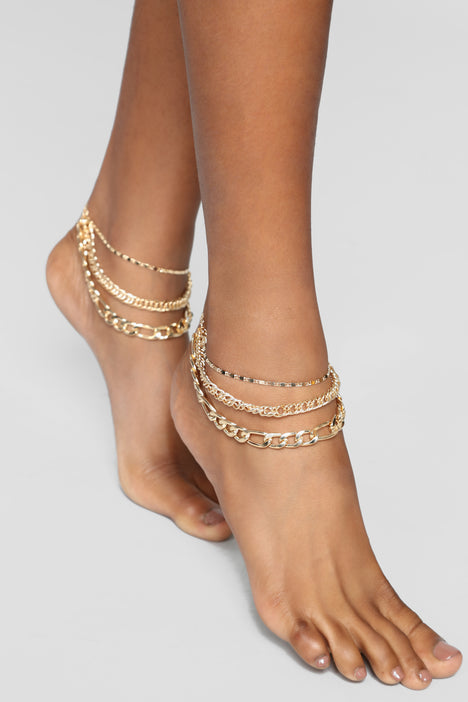 SISGEM 18k Solid Gold Anklet for Women, Diamond-cut Rope India | Ubuy