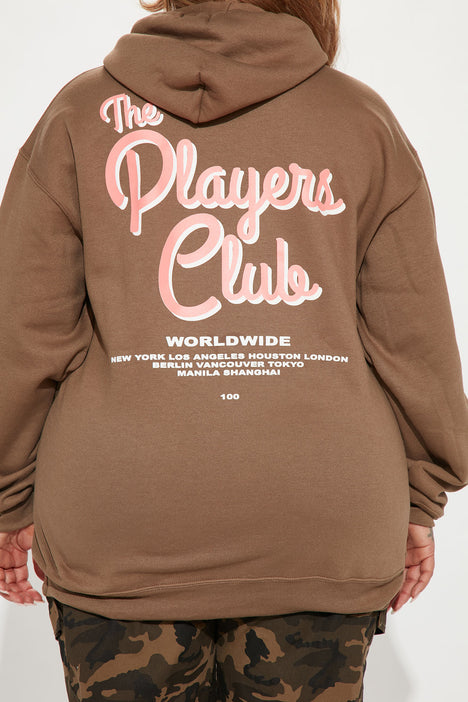 The Players Club Hoodie Taupe