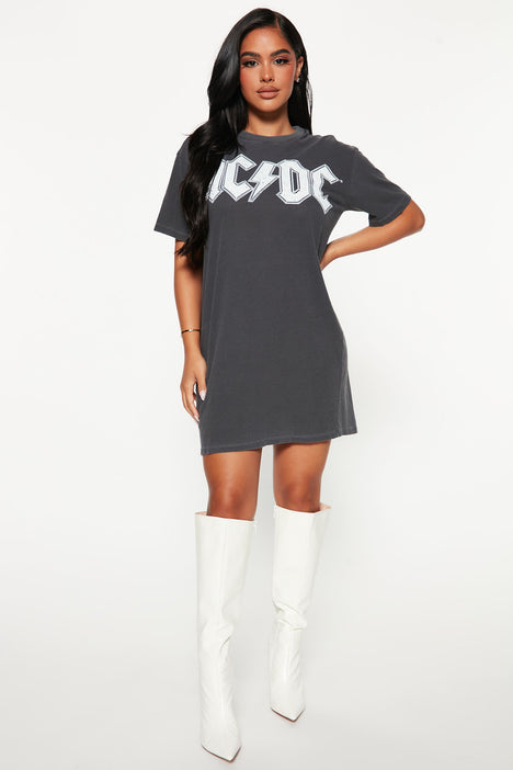 Acdc t shirt sales dress