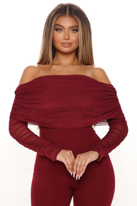 Kendall ruched jumpsuit fashion nova hot sale