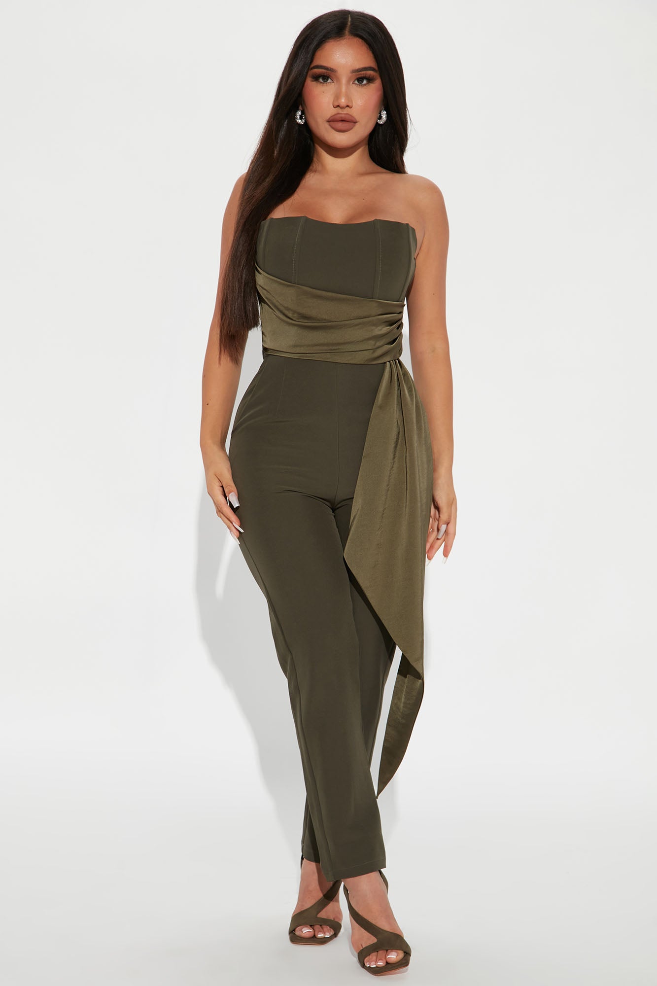 Genesis Petite Jumpsuit Olive Fashion Nova Jumpsuits