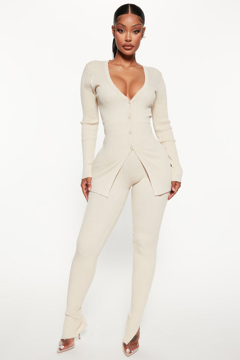 Take Me To The City Sweater Pant Set - Oatmeal, Fashion Nova, Matching Sets