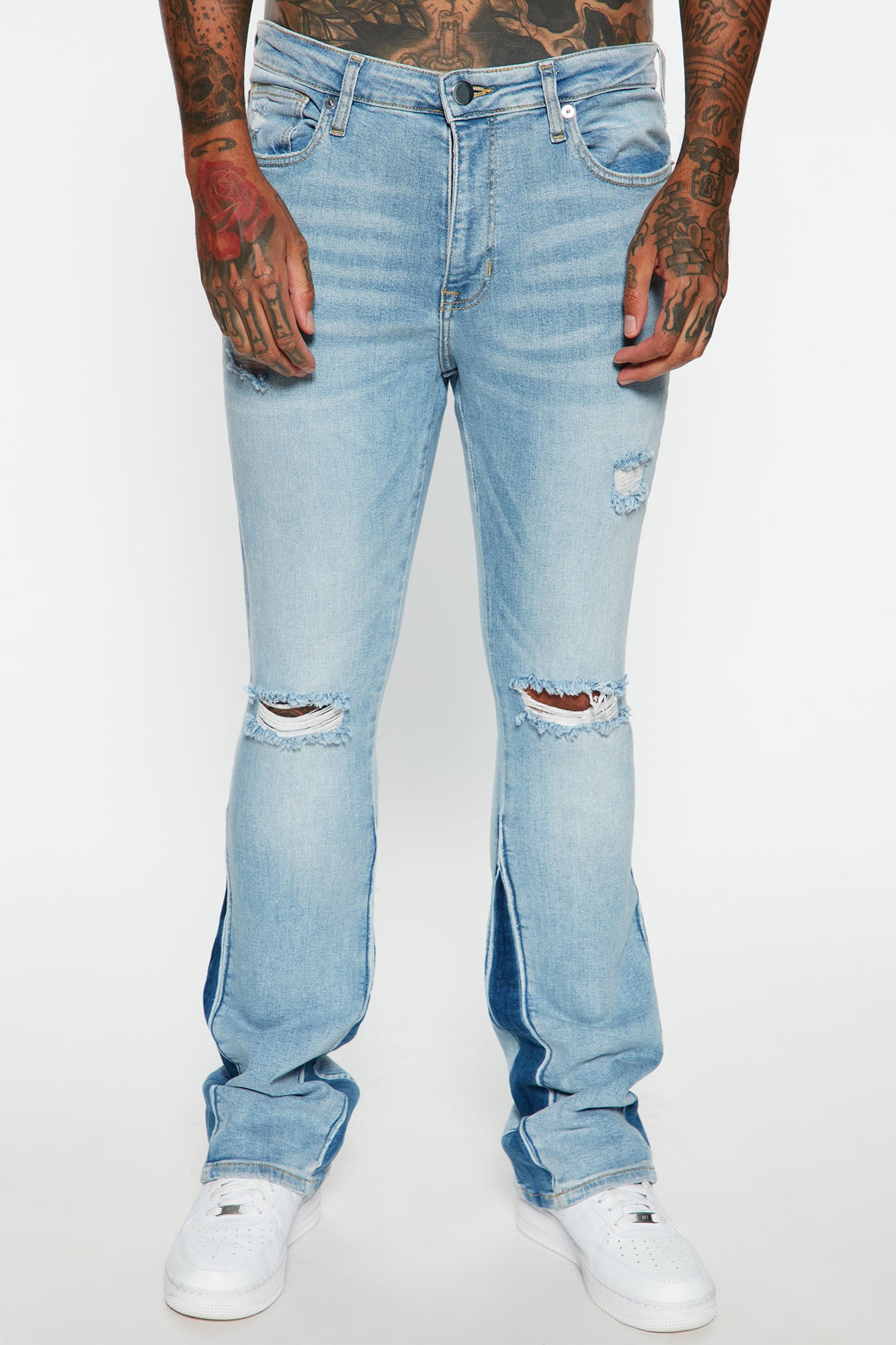 Jean Rish Blue Light Blue Jeans For Men