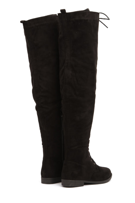 Tall talk flat boot sale