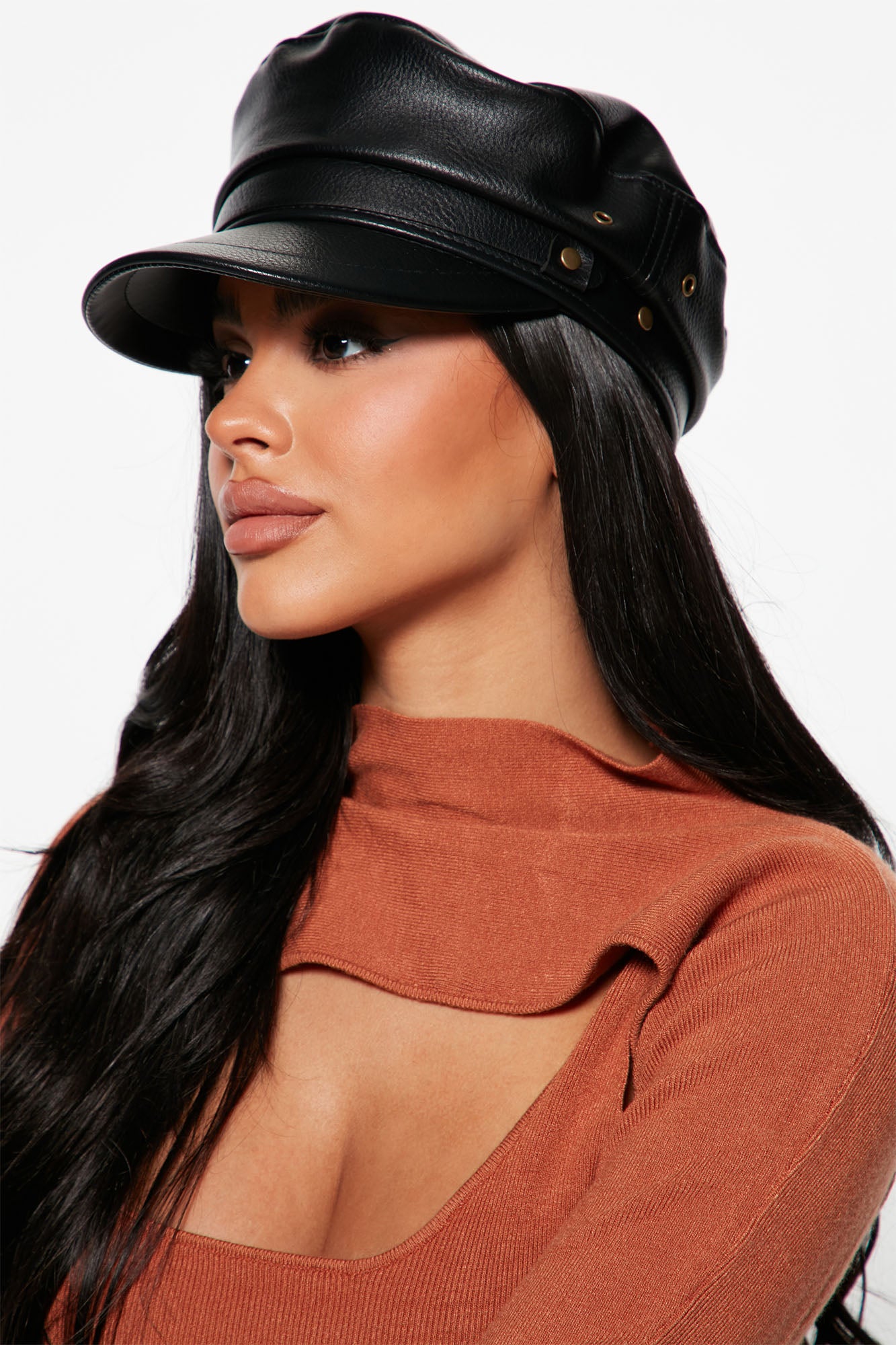 Move Aside Cabbie Hat Black
