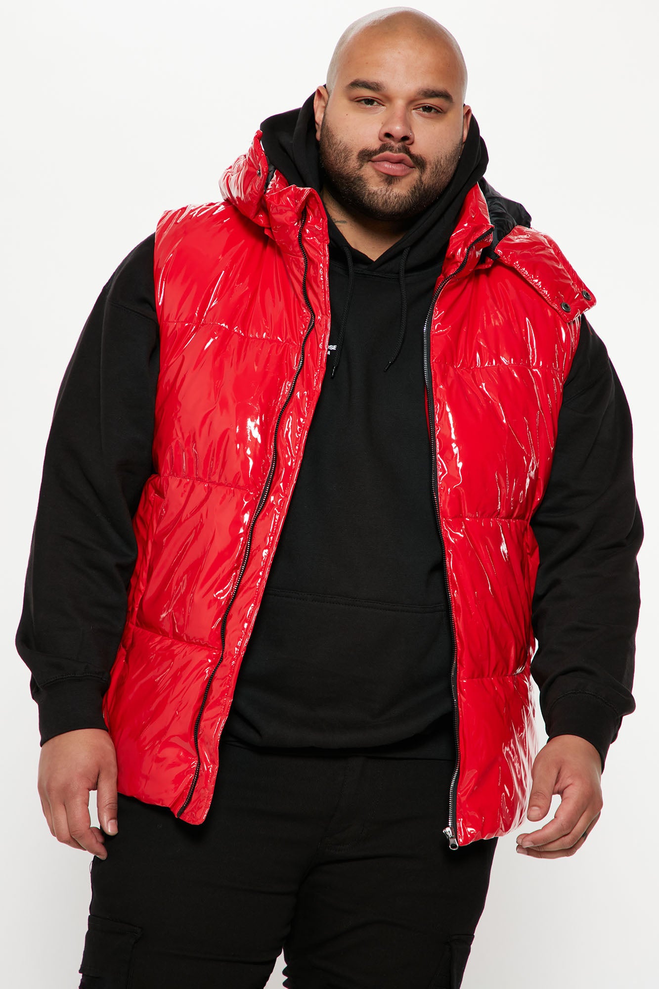 Red bubble vest mens outlet