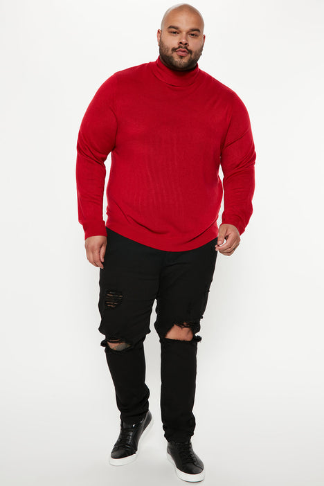 Rebel Heart Cropped Turtleneck Sweater - Hunter, Fashion Nova, Sweaters