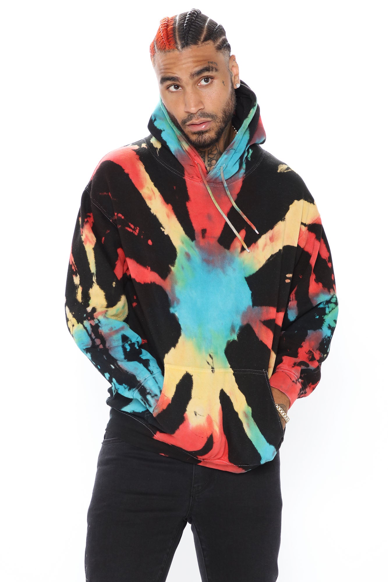 Tie dye hoodie fashion nova shop