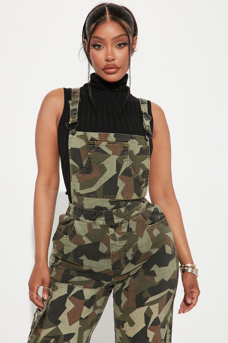 Camo overall dress online