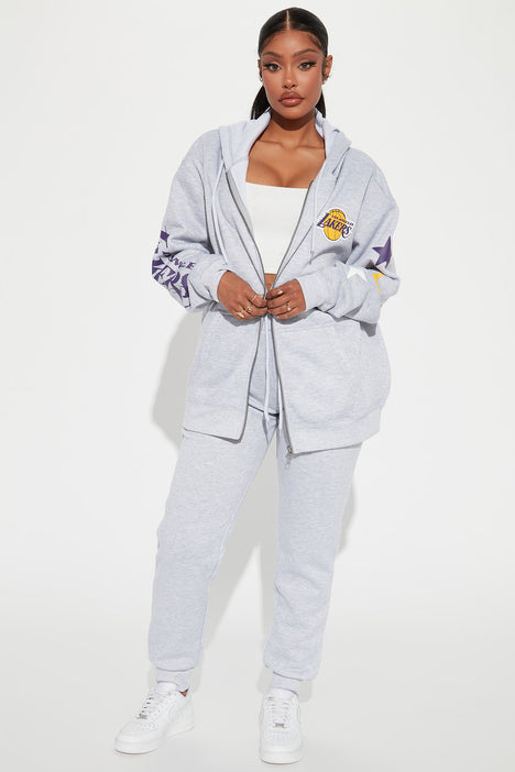 Pull lakers gris store