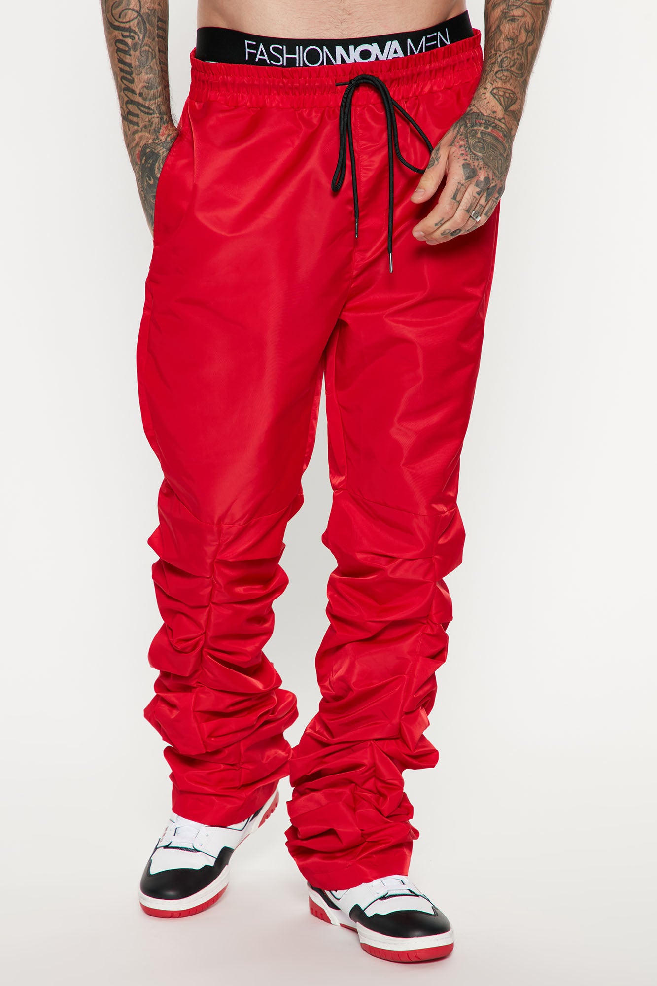 Stacked up sweatpants cheap